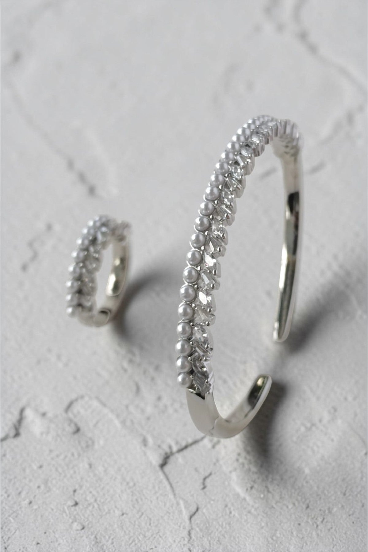Atika cuff and ring set