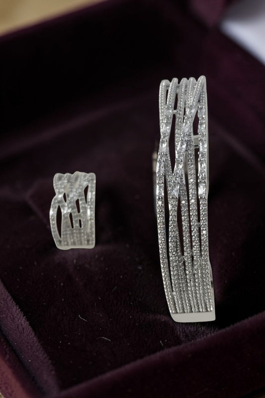 Mariha cuff and ring set