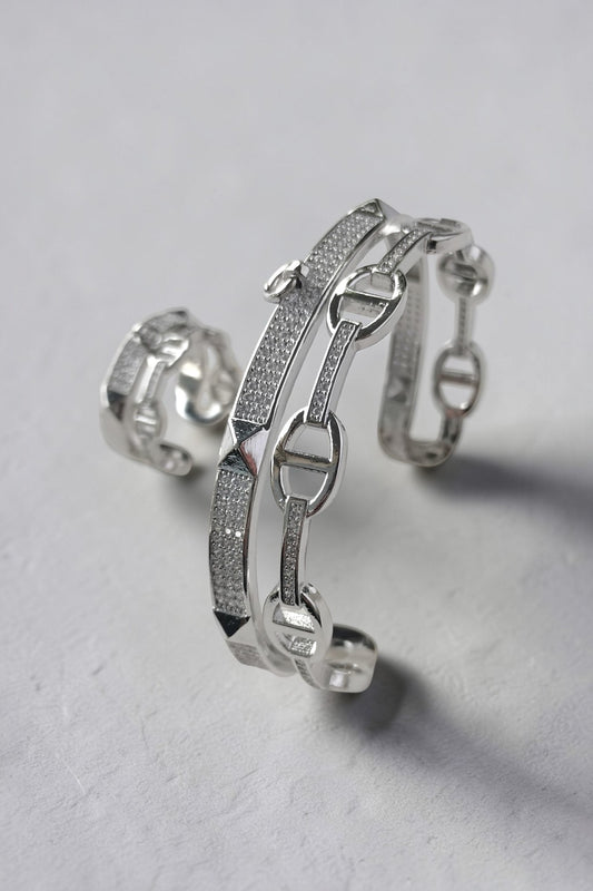 Mariha cuff and ring set