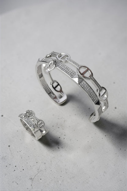 Mariha cuff and ring set