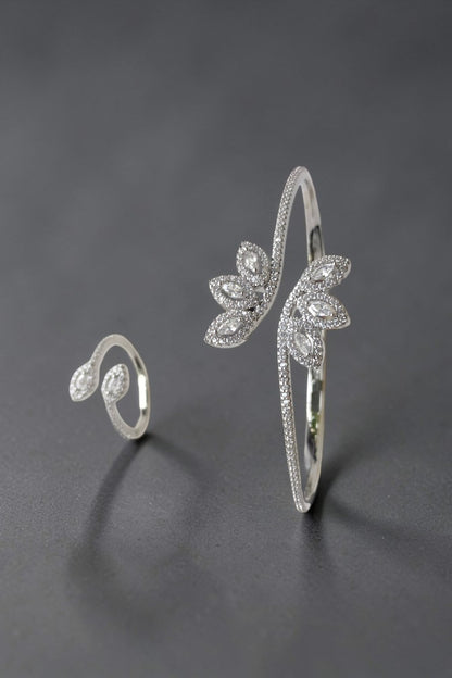 Mehreen cuff and ring set