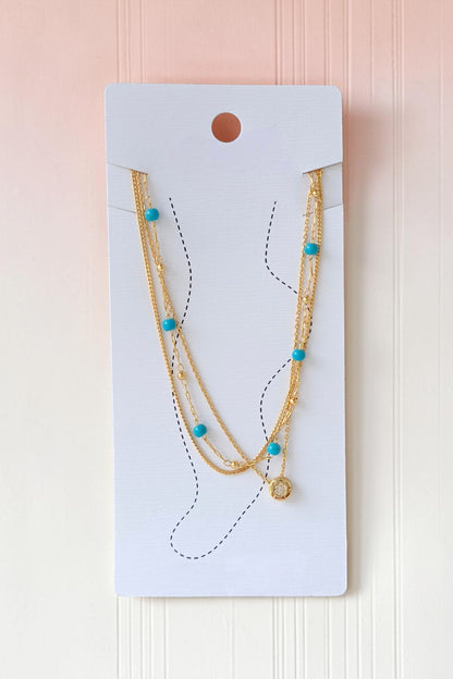 Sara Minimal Anklet in Golden