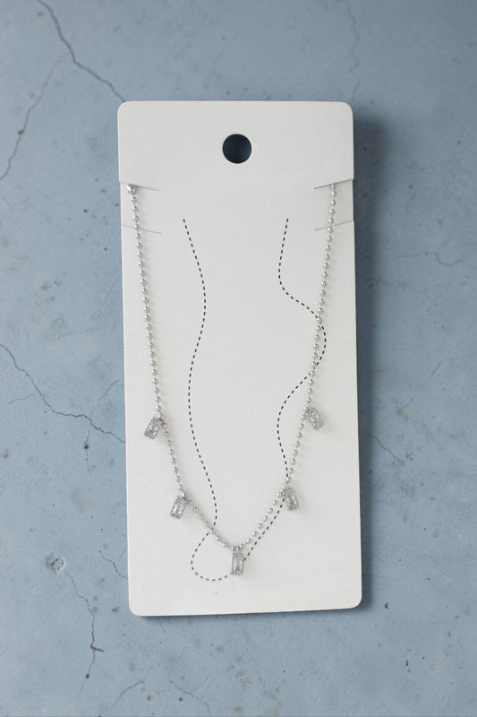 Star Minimal Anklet in silver