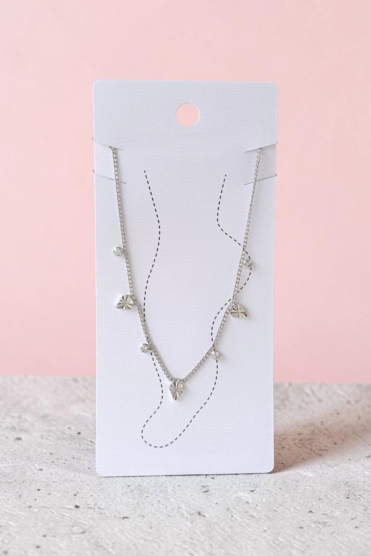 Munira Minimal Anklet in silver