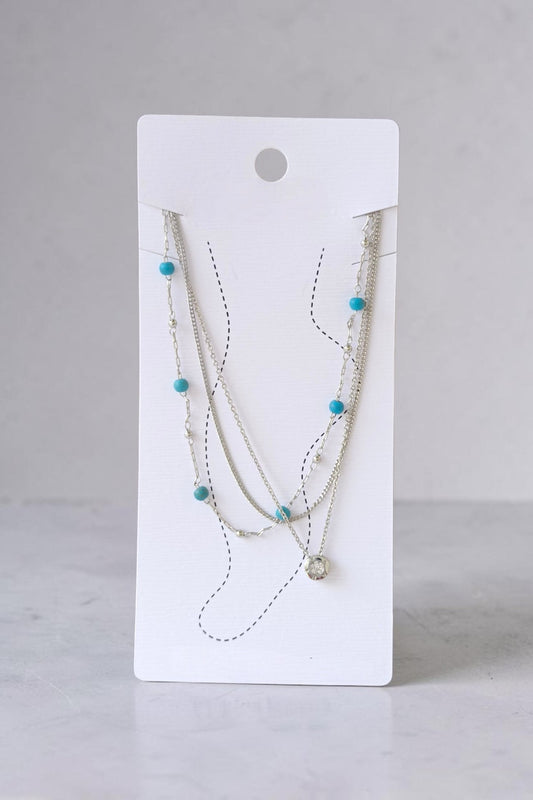 Sara Minimal Anklet in Silver