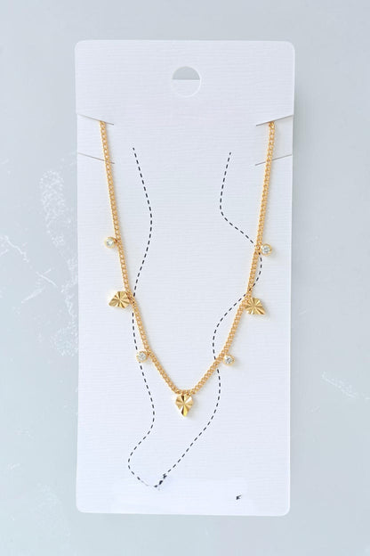 Munira Minimal Anklet in golden