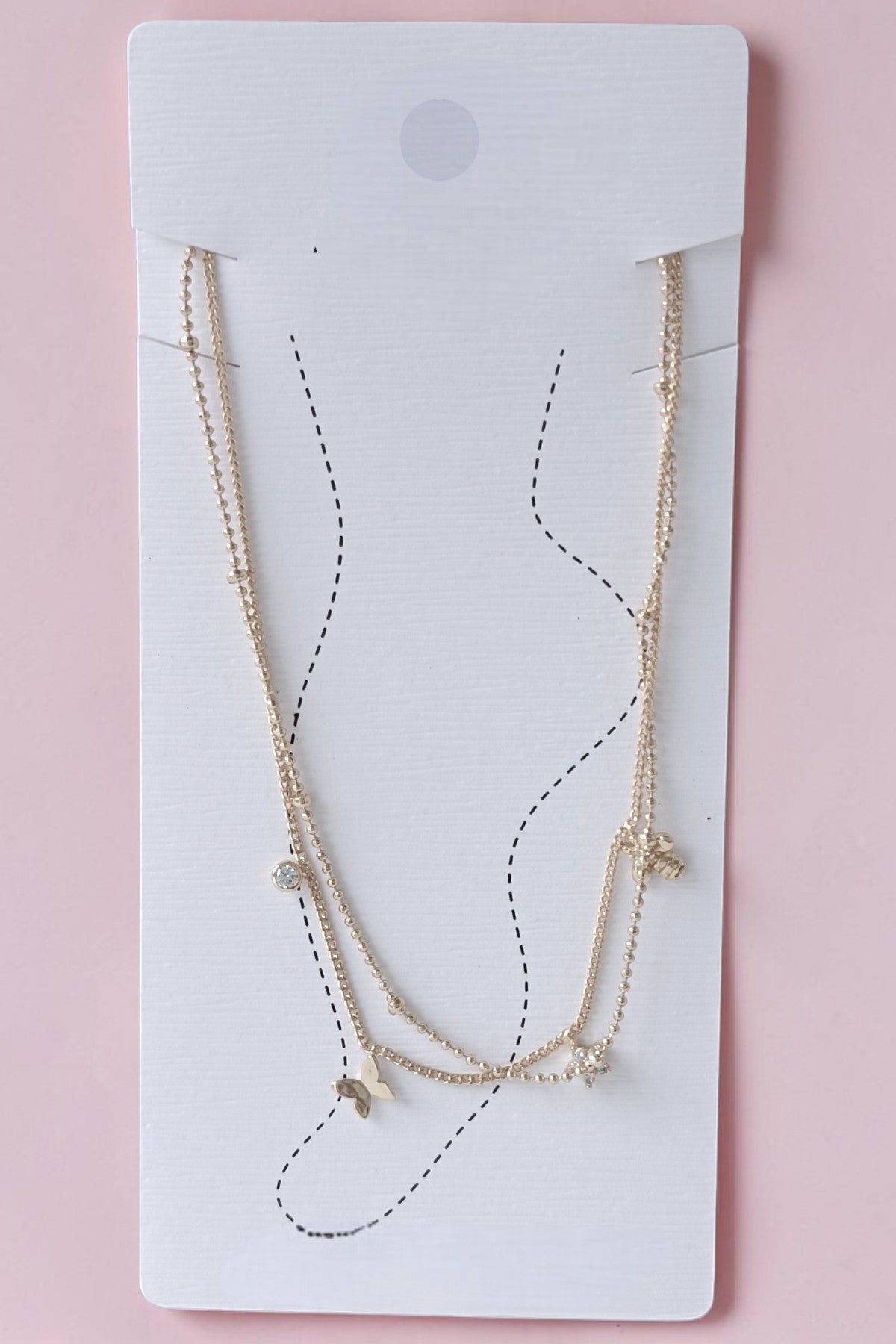 Raghd Minimal Anklet in silver