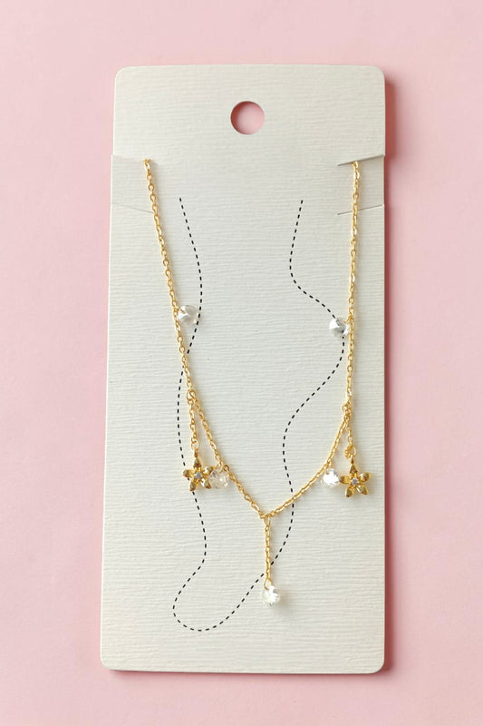 Maitha Minimal Anklet in golden