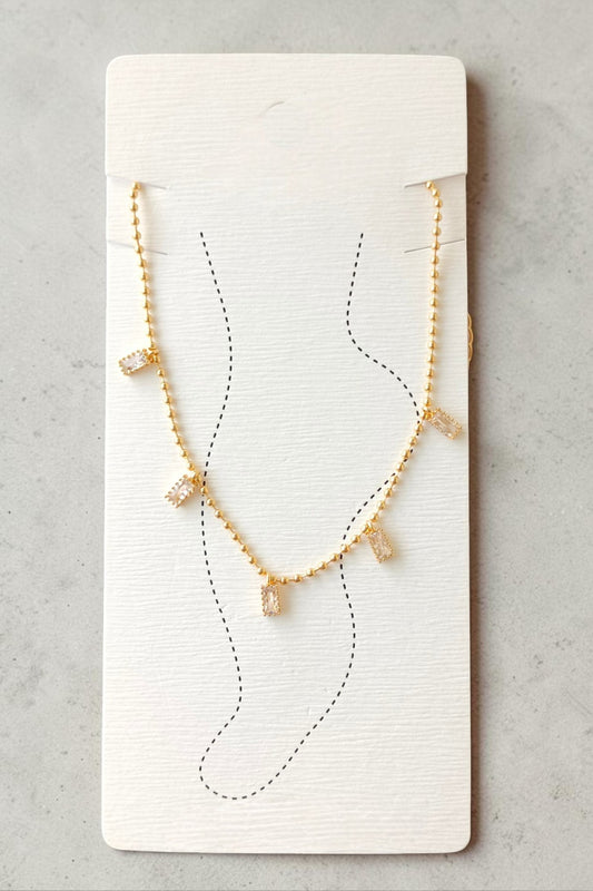 Star Minimal Anklet in golden