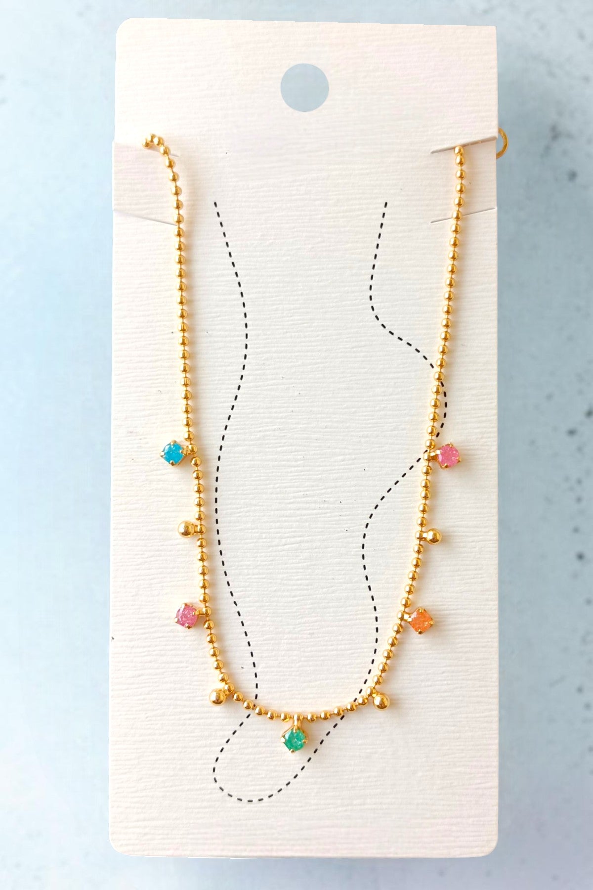 Zahabi Minimal Anklet in golden