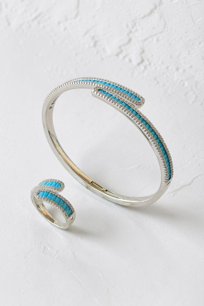 Abda Silver Cuff and Ring set