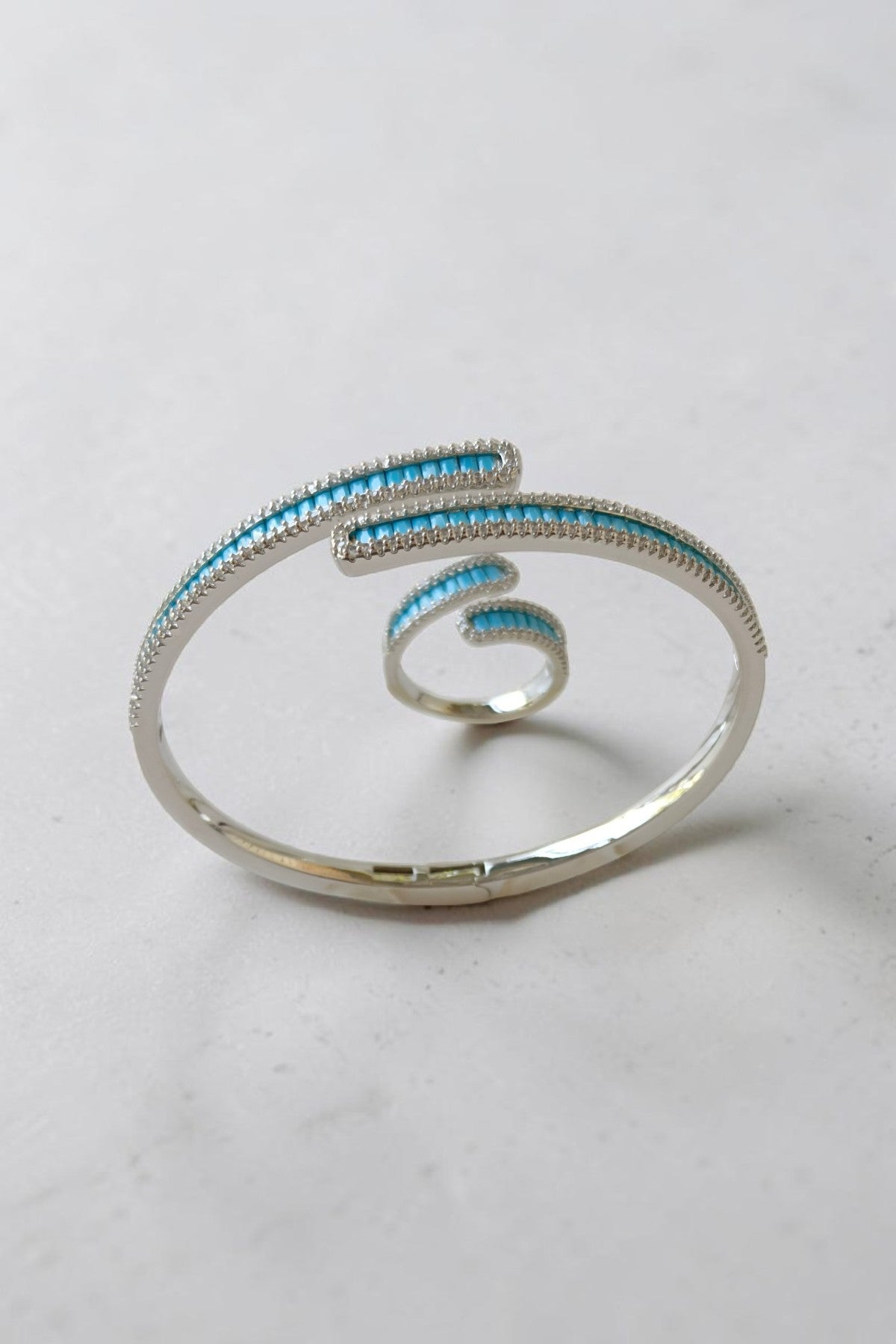 Abda Silver Cuff and Ring set