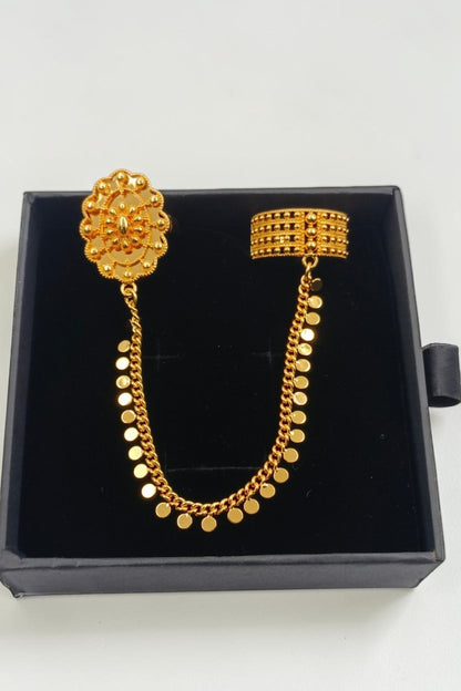 Rumaisa Adjustable Double Ring