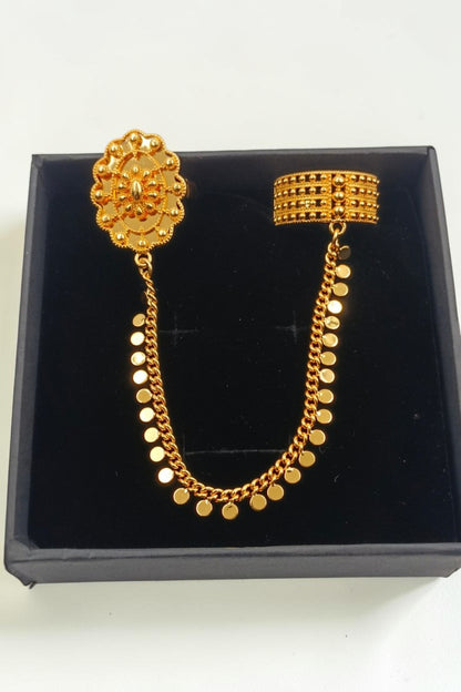 Rumaisa Adjustable Double Ring