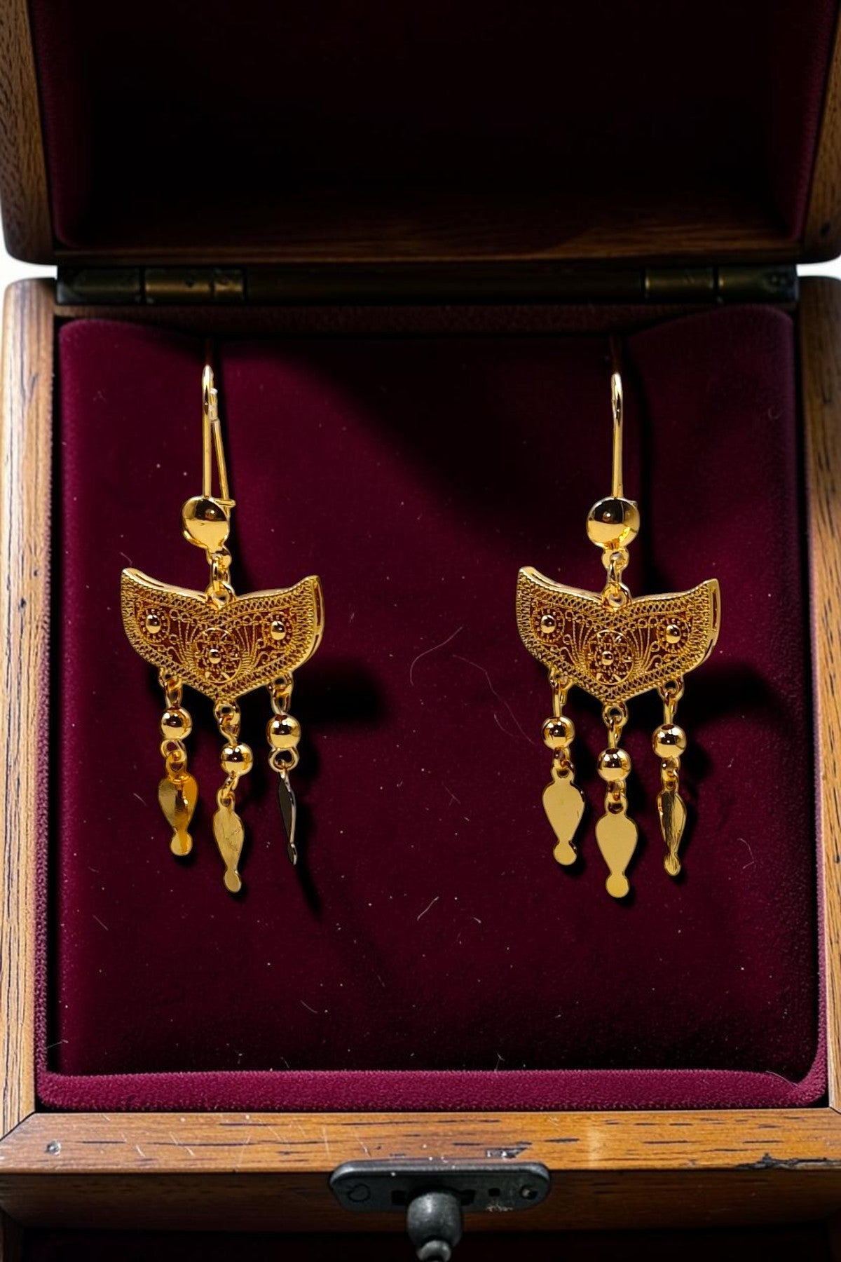 Arwa Gold Filigree Necklace Set