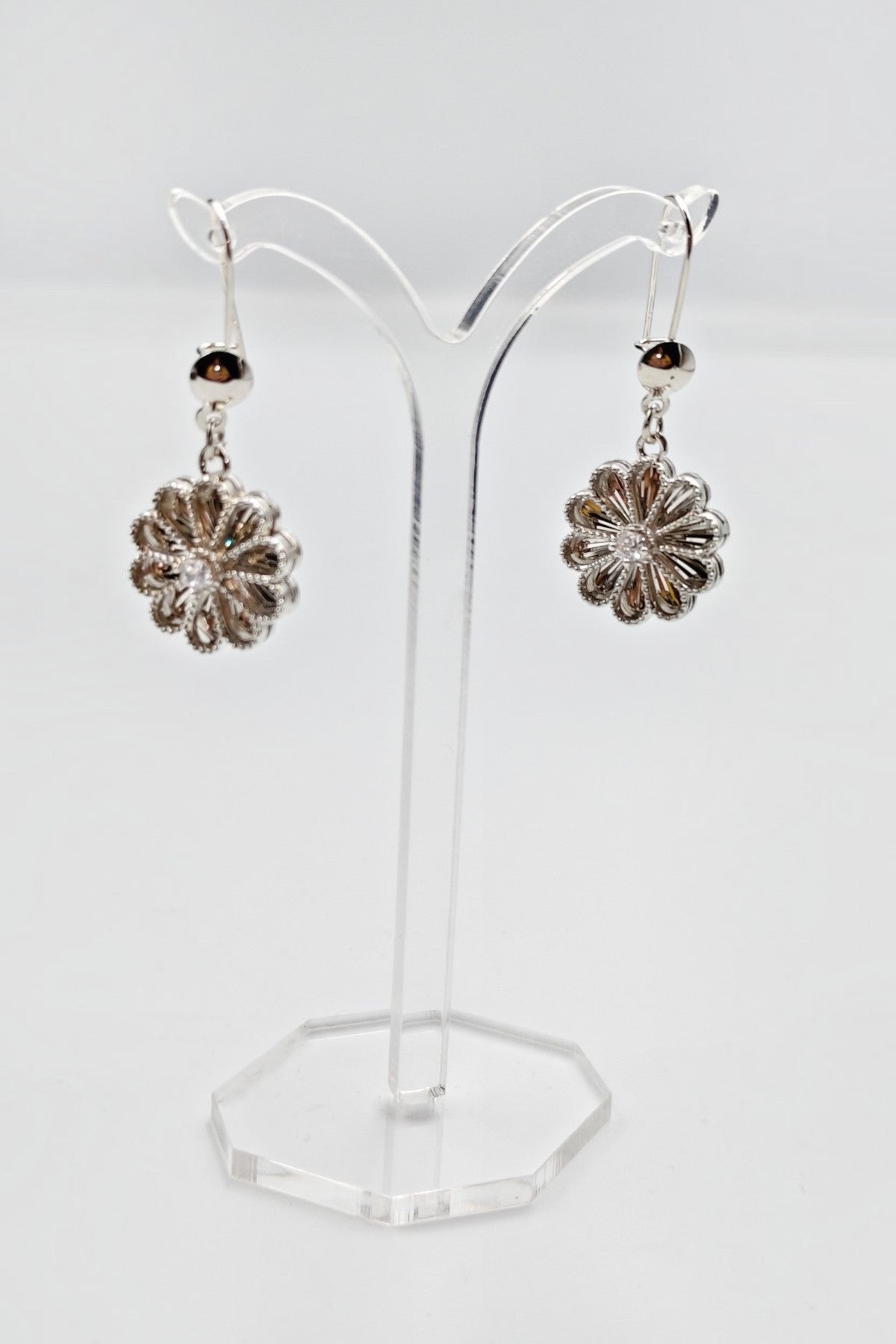 Kayla Silver Pendant Necklace Set