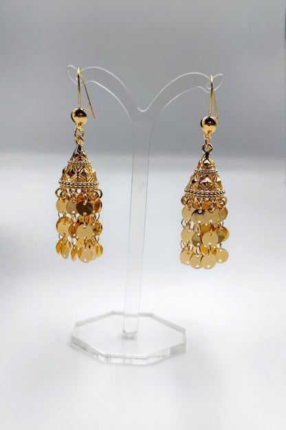 Ayla Golden Pendant Necklace Set
