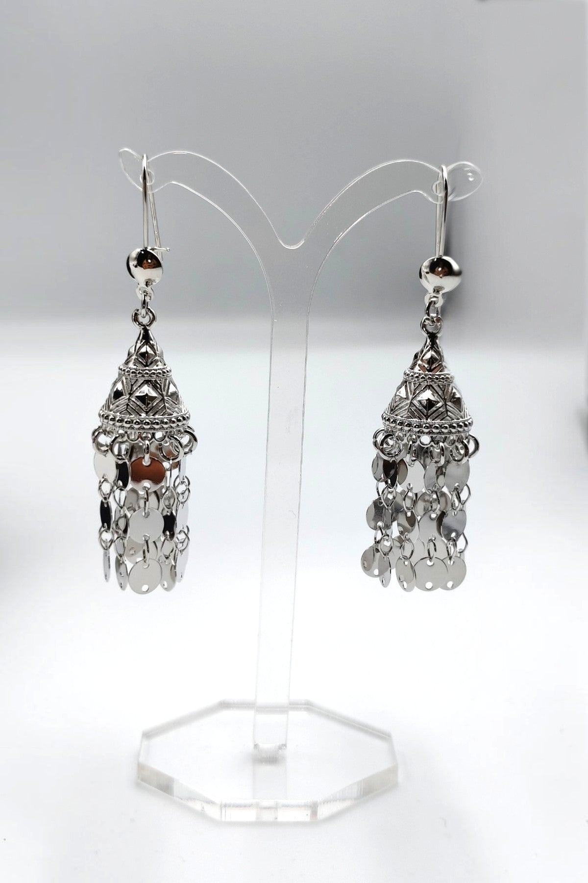 Ayla Silver Pendant Necklace Set