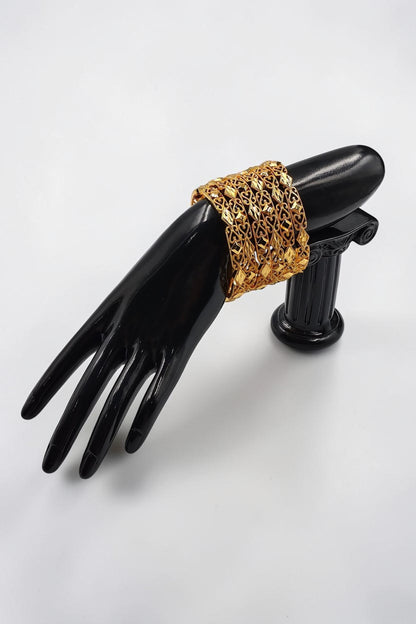 Samira Golden Bangles Set