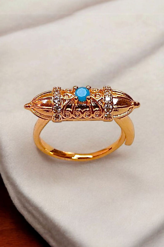 Ottoman blue stone ring