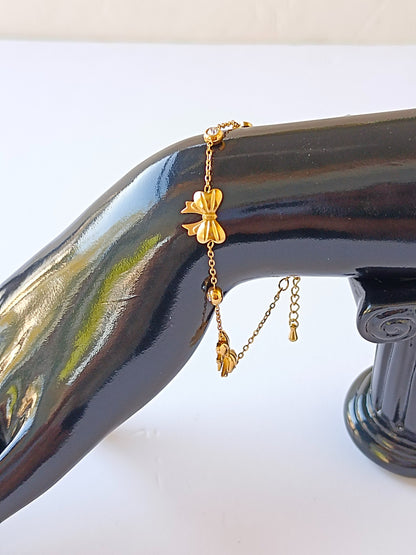 Golden Butterfly Bracelet