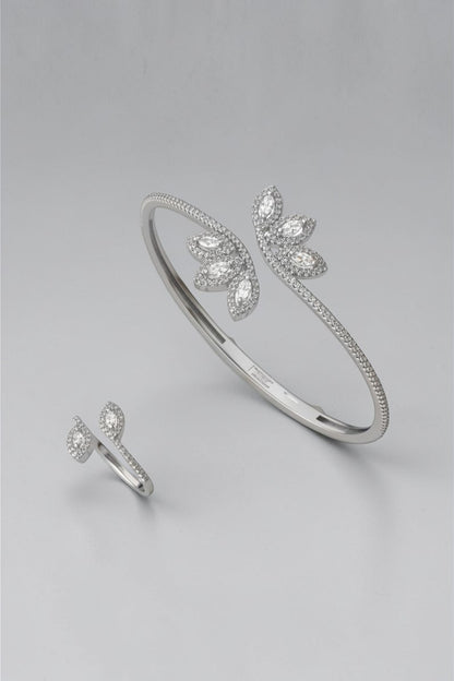 Mehreen cuff and ring set
