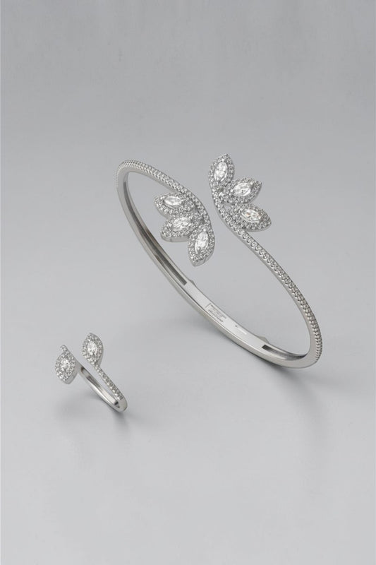 Mehreen cuff and ring set