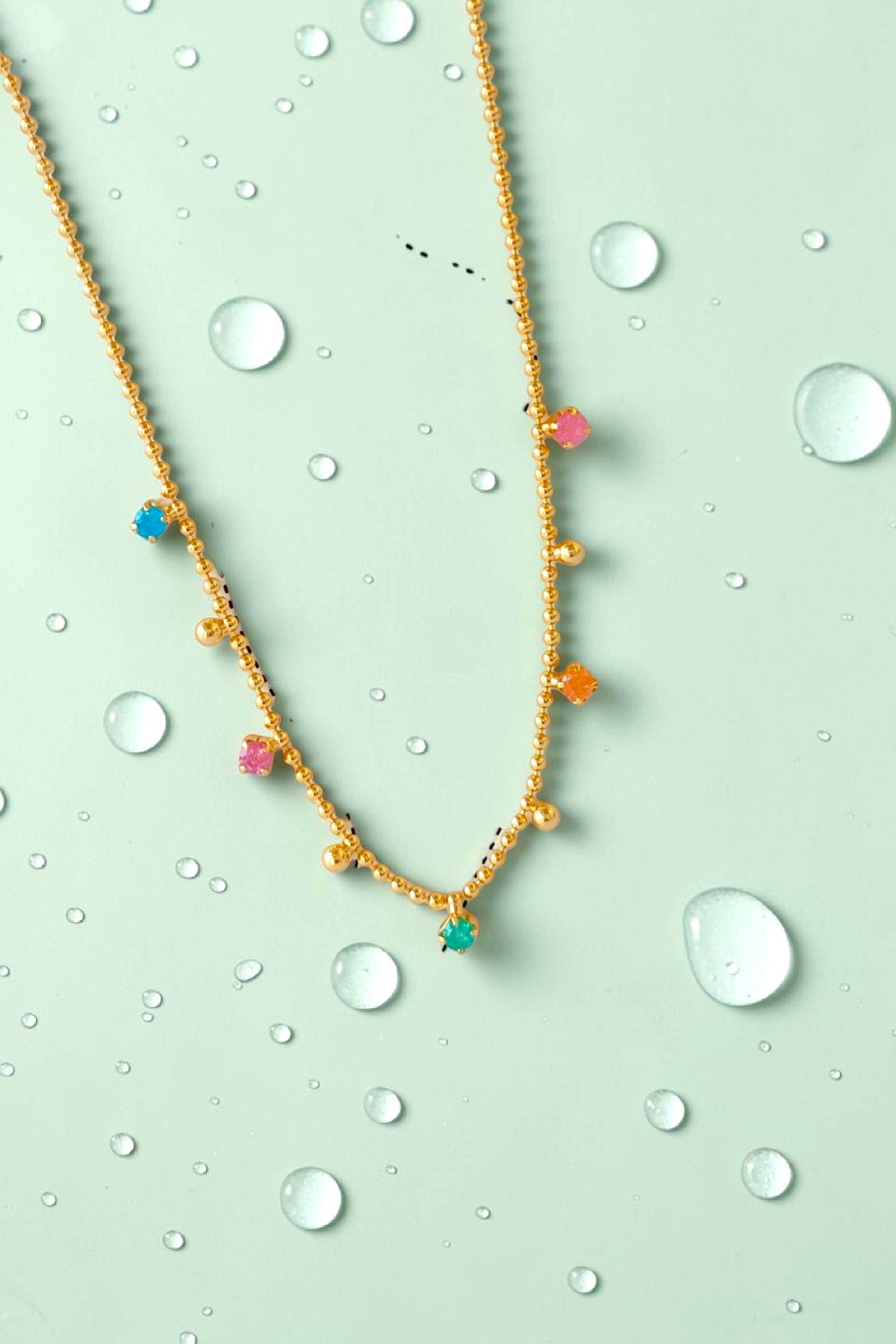 Zahabi Minimal Anklet in golden