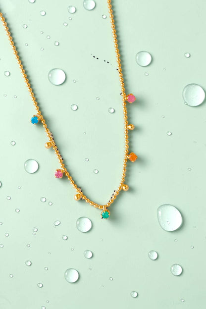 Zahabi Minimal Anklet in golden