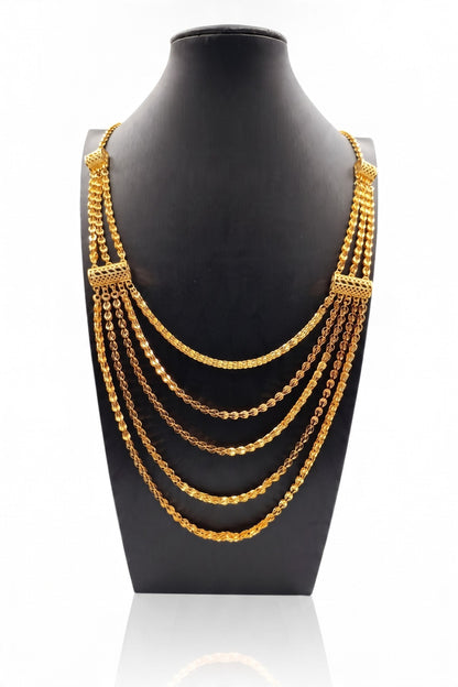 Rahma Golden Necklace Set