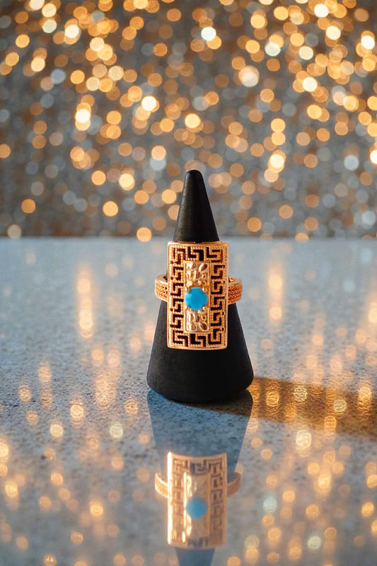 Turquoise Traditional Adjustable Ring