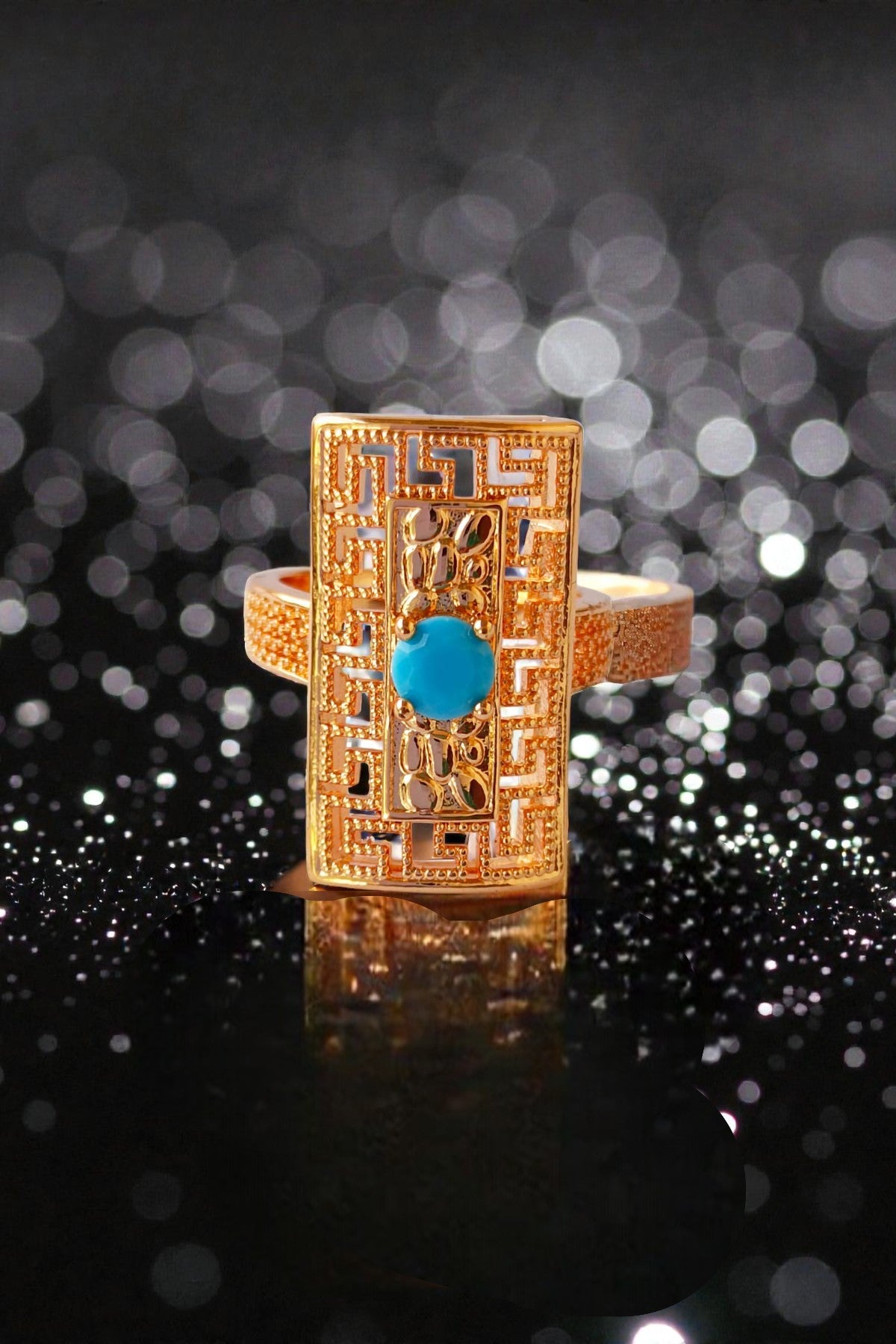 Turquoise Traditional Adjustable Ring
