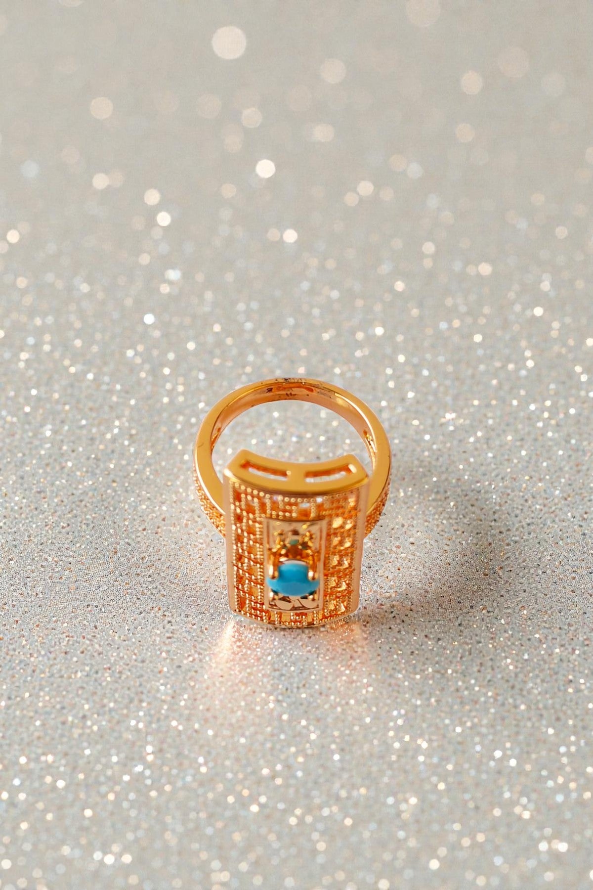 Turquoise Traditional Adjustable Ring