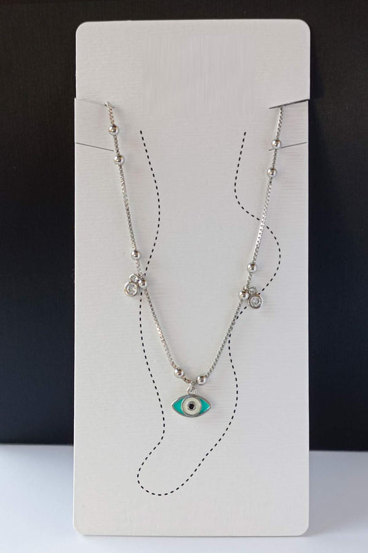 Najla Minimal Anklet in Silver