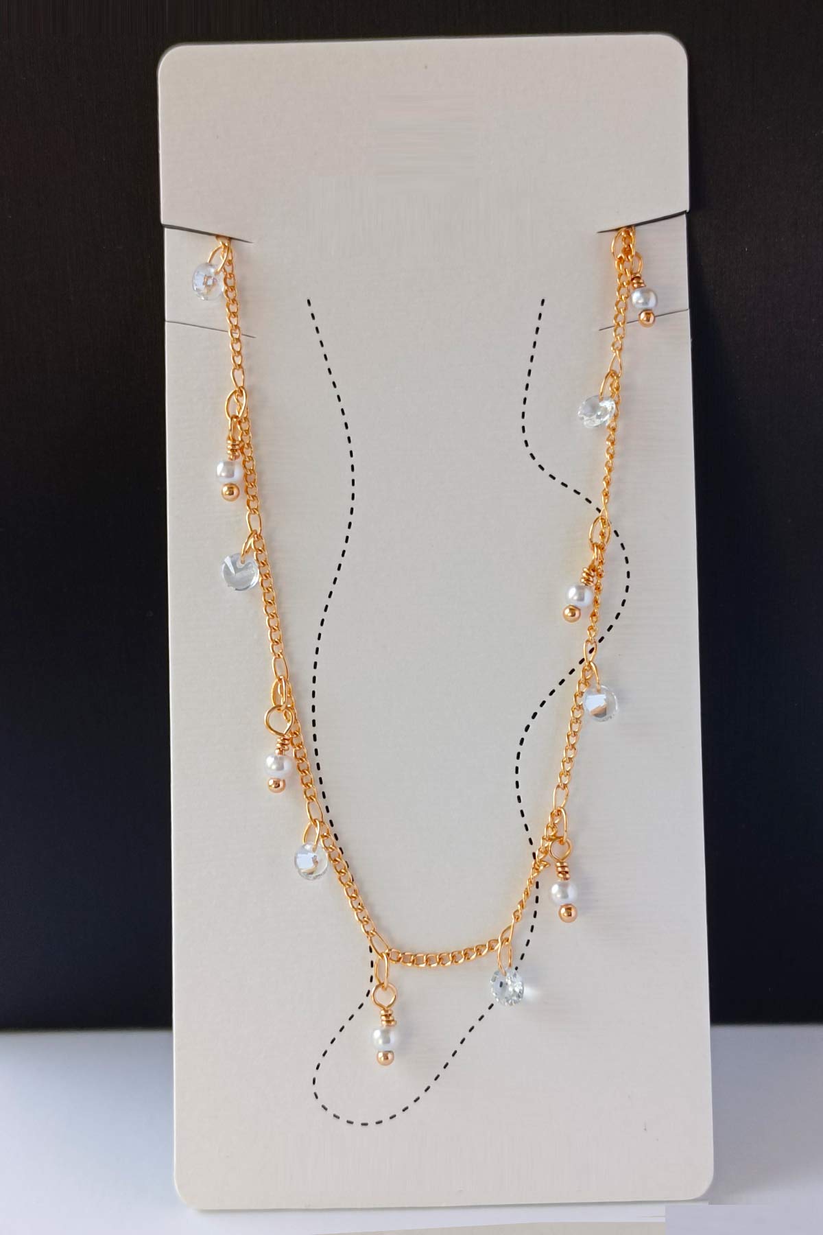 Ghada Anklet in Golden