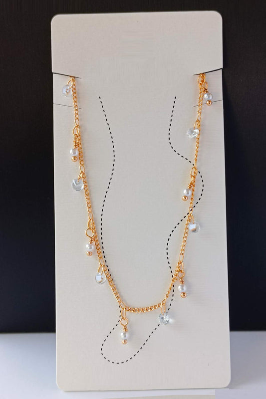 Ghada Anklet in Golden