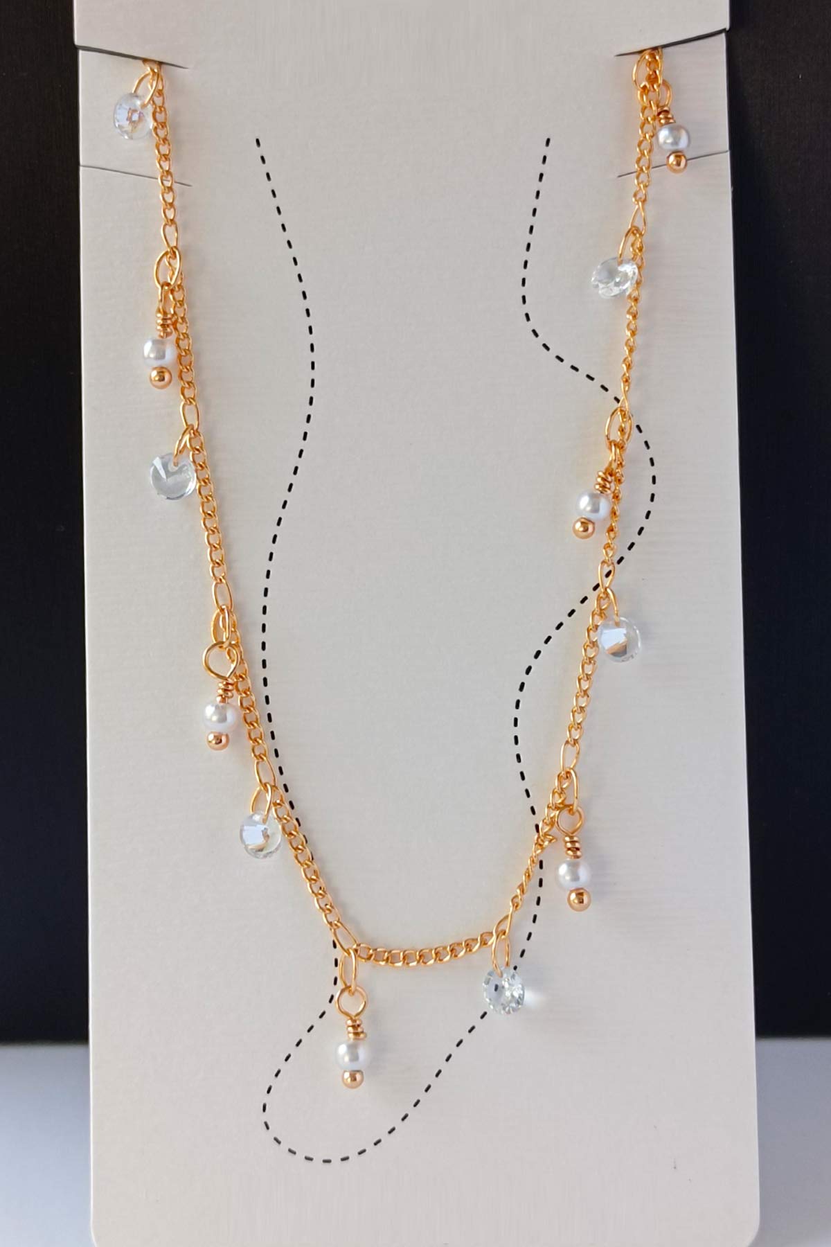 Ghada Anklet in Golden