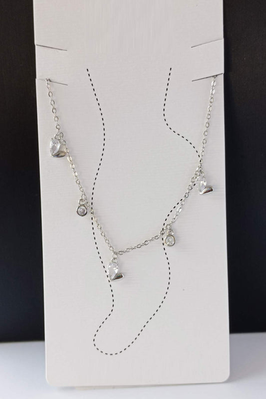 Hana Minimal Anklet in silver