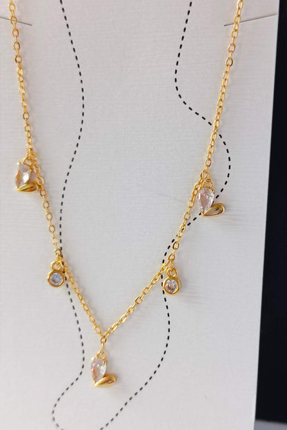 Hana Minimal Anklet in golden