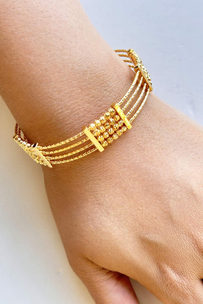 Fariya Multilayered Cuff and ring