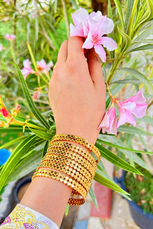 Liyana Golden Bangles Set