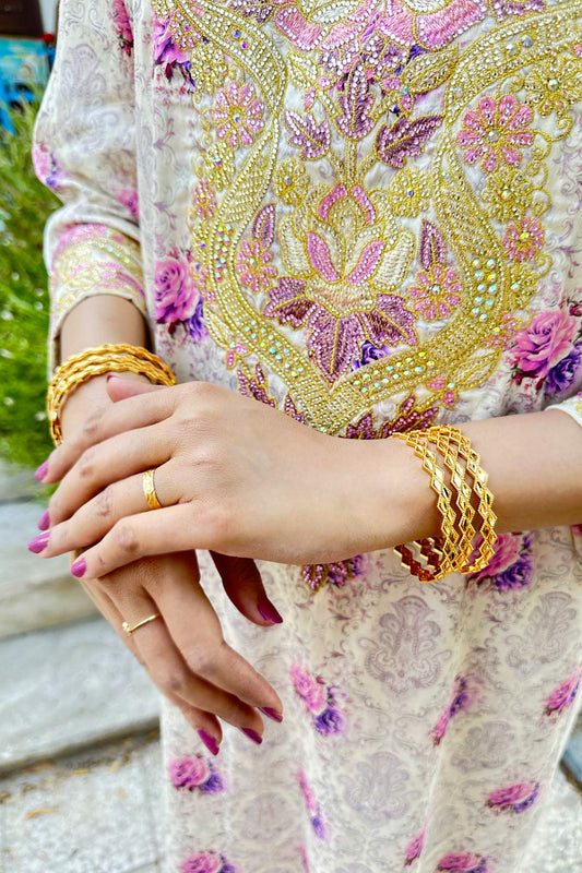 Maya Golden Bangles Set