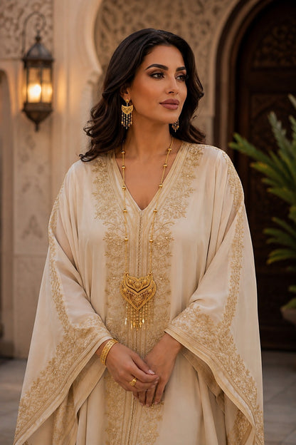 Arwa Gold Filigree Necklace Set