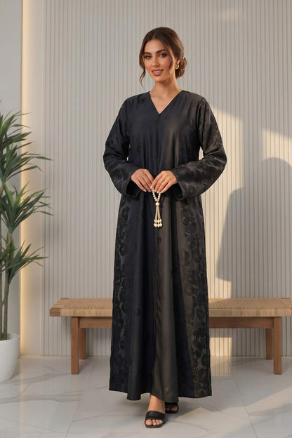 Midnight Garden Open Abaya