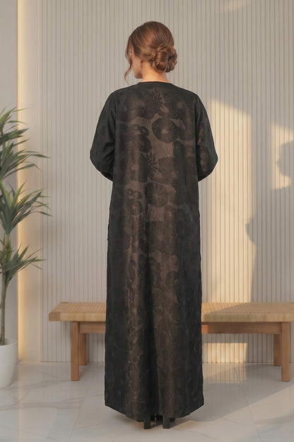 Midnight Garden Open Abaya