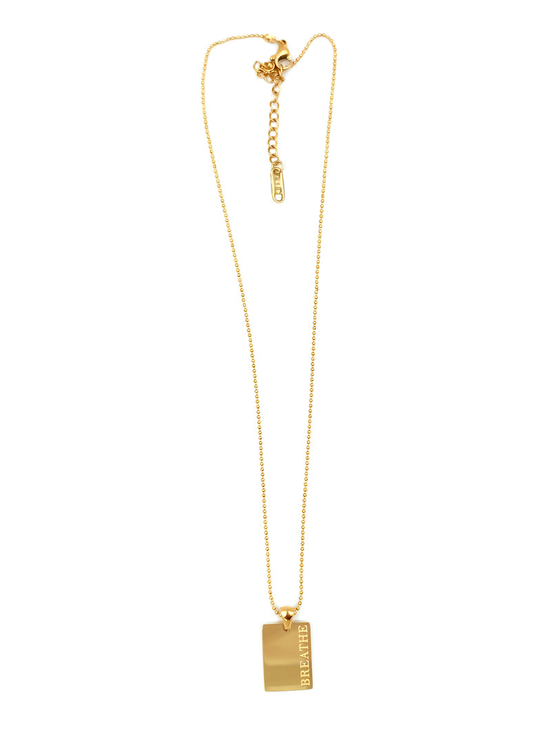 18 Karat Gold Plated Chain Necklace