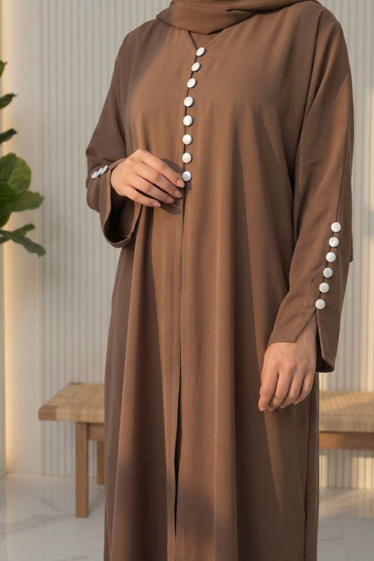 Cocoa Pearl Abaya