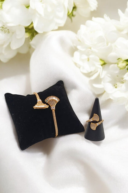 Fareeha Cuff and ring set