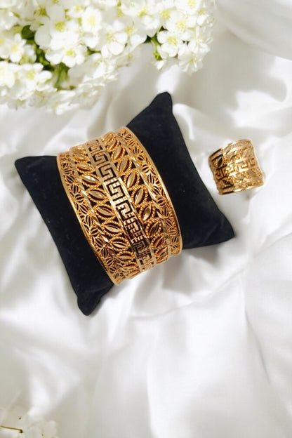 Hiba Cuff and ring set