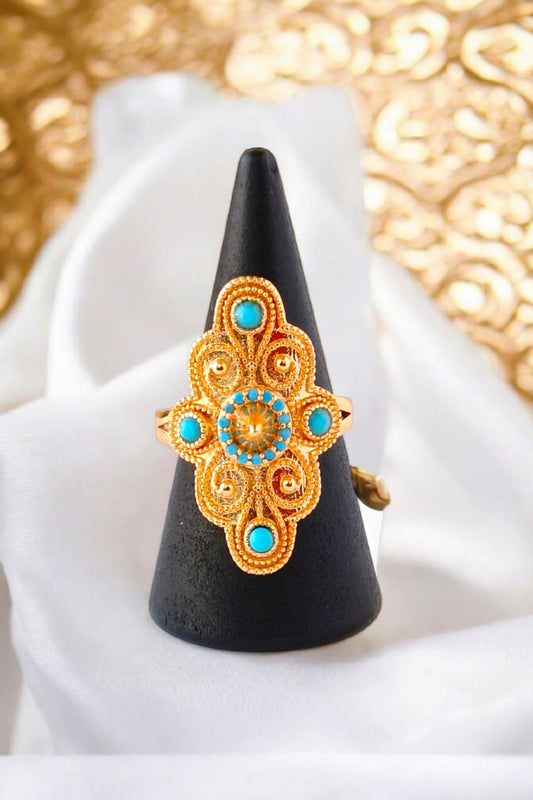 Firoza golden ring